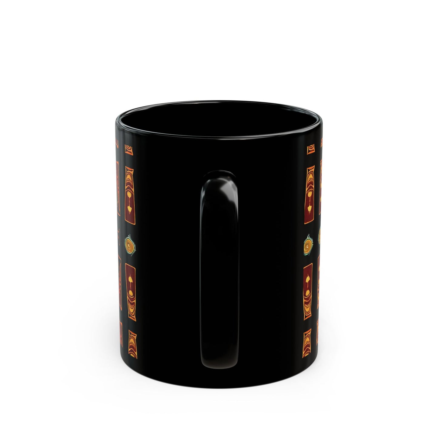 Art Deco Black Mug (11oz)