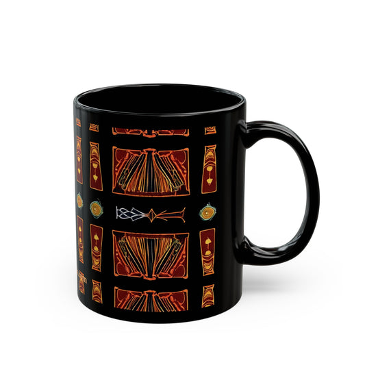 Art Deco Black Mug (11oz)