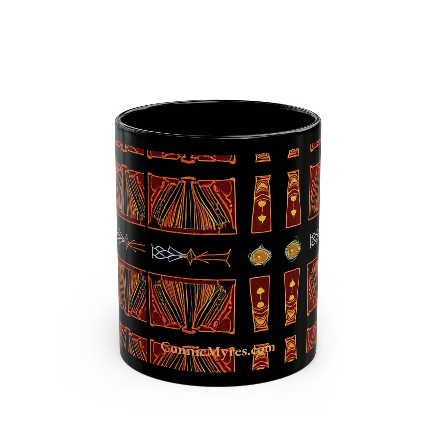 Art Deco Black Mug (11oz)