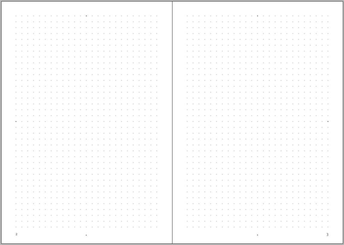 Dot Grid Planner A5