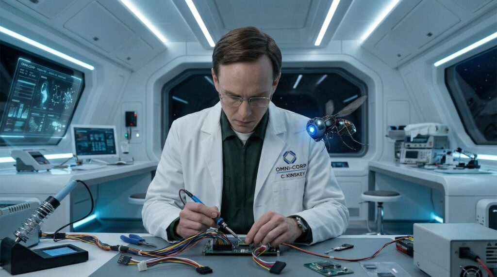 Science Officer Kinskey and Seven