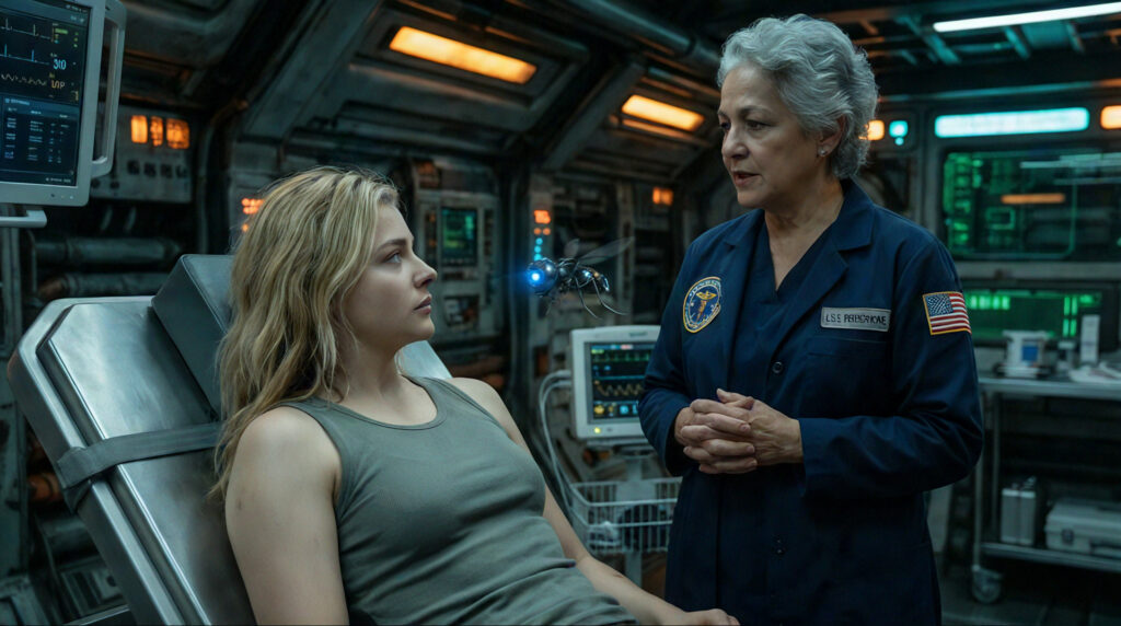 Helen and Janet in med-bay.