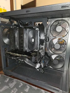 pc build front side